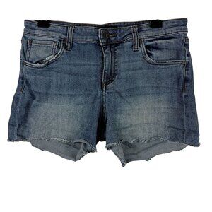 Kut From The Kloth Gidget Fray Shorts Womens Size 8 Casual Summer Streetwear